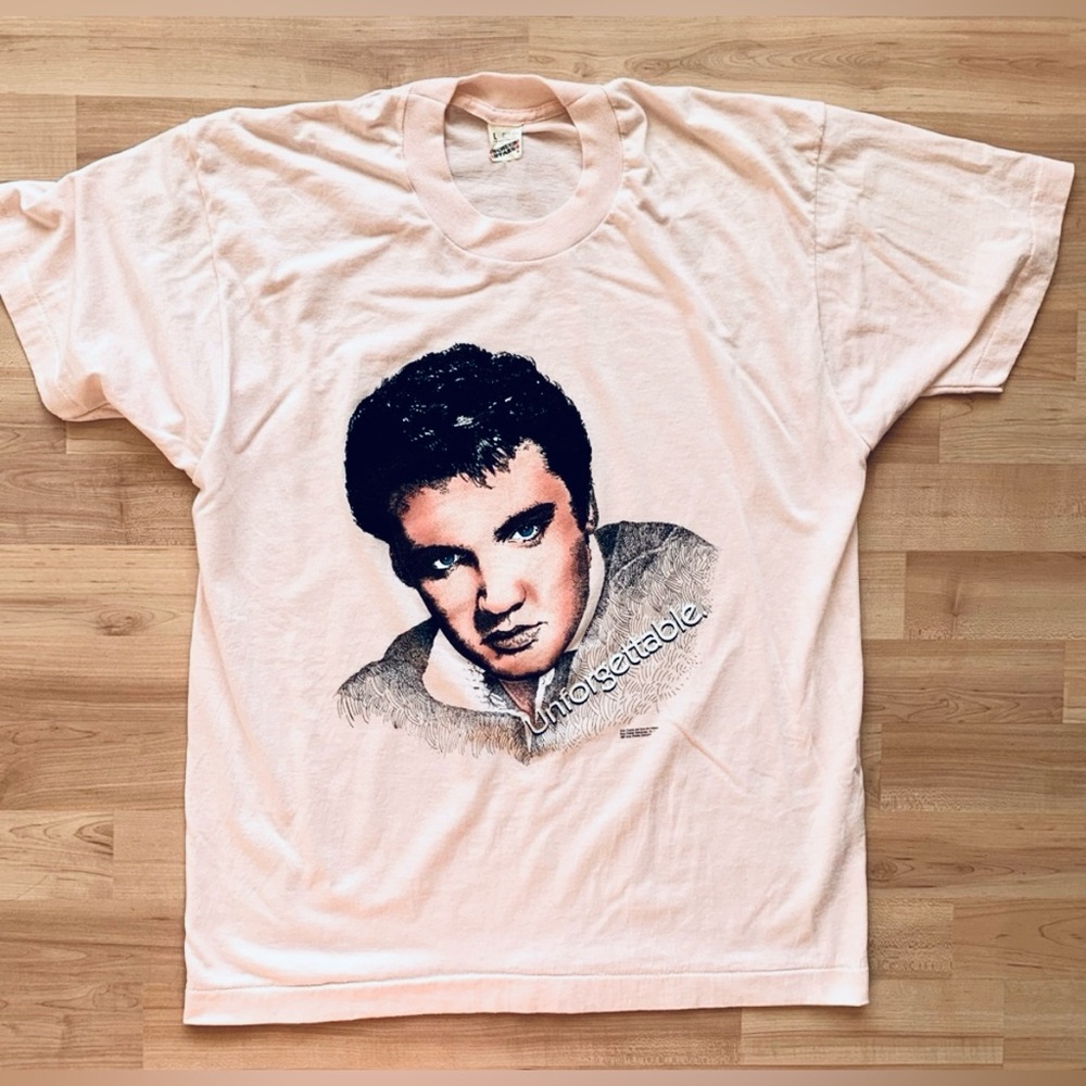 Vintage 1987 Elvis Presley Unforgettable Single Stitch T-shirt